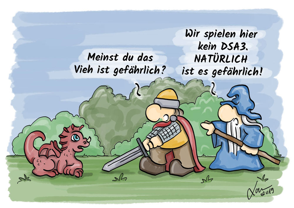 Kleine Helden Cartoon - DSA3
