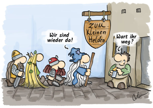 wieder da