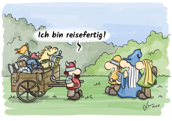 Cartoon Reise