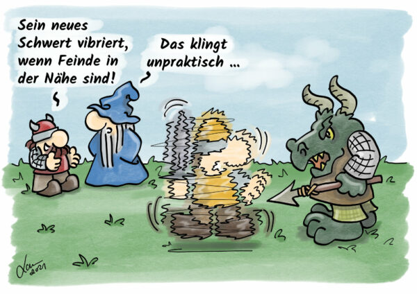Cartoon-Vorahnng