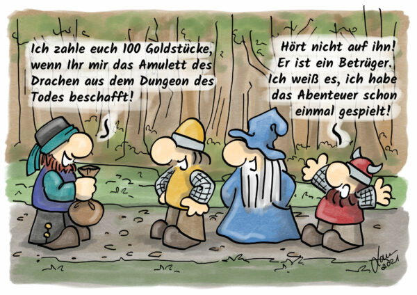 Cartoon-Abenteuer