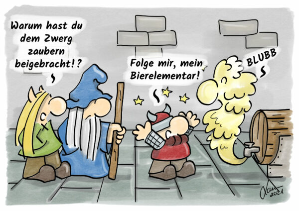 Cartoon - Bierelementar