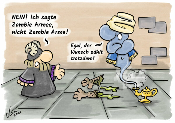 Cartoon - Dschinn