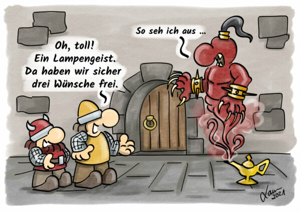 Cartoon - Wünsche