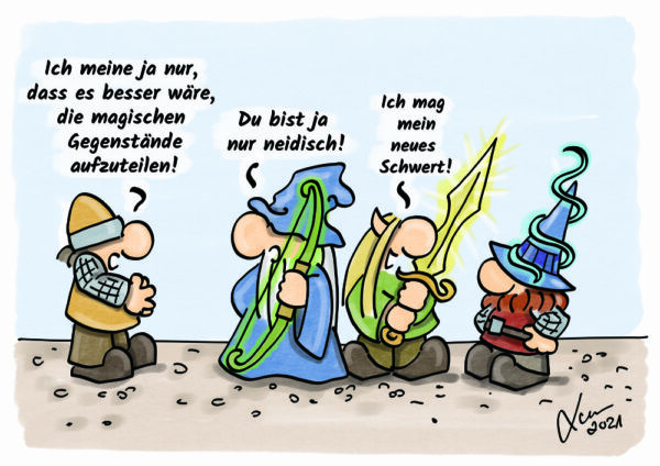 Cartoon - Teilen