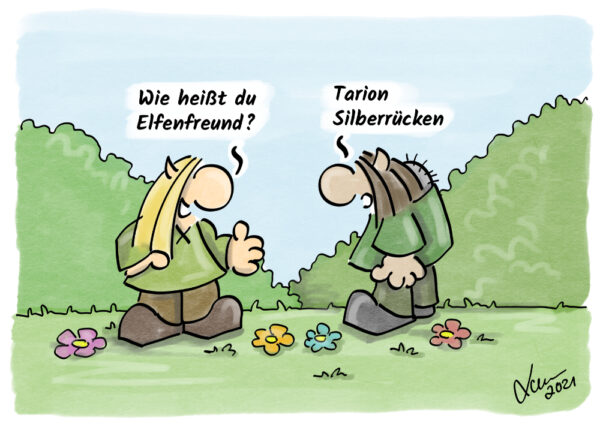 Cartoon - Elfennamen