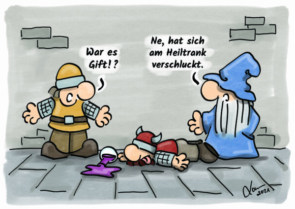 Cartoon - Heiltränke