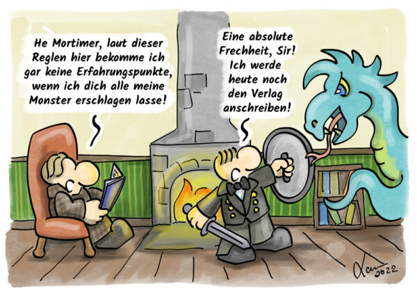 Cartoon: Adelige Helden