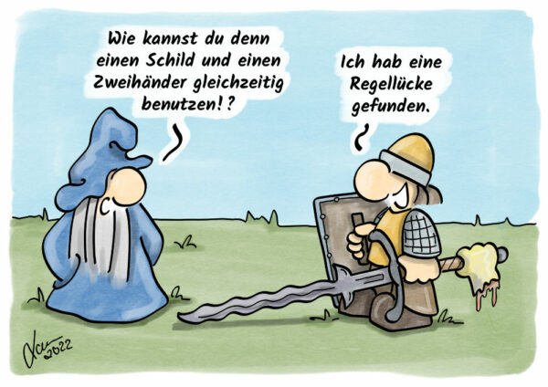 Cartoon-Regellücke