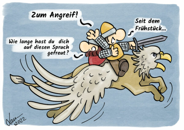 Cartoon-Sprüche