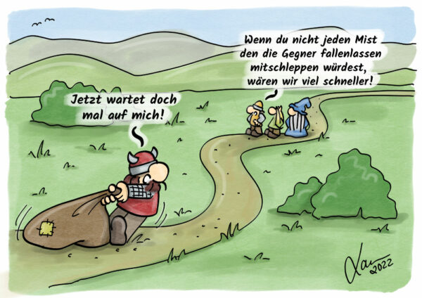 Cartoon-Schrott