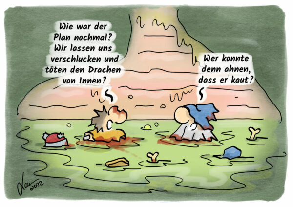 Cartoon-gefressen