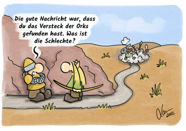 Cartoon-Kommunikation