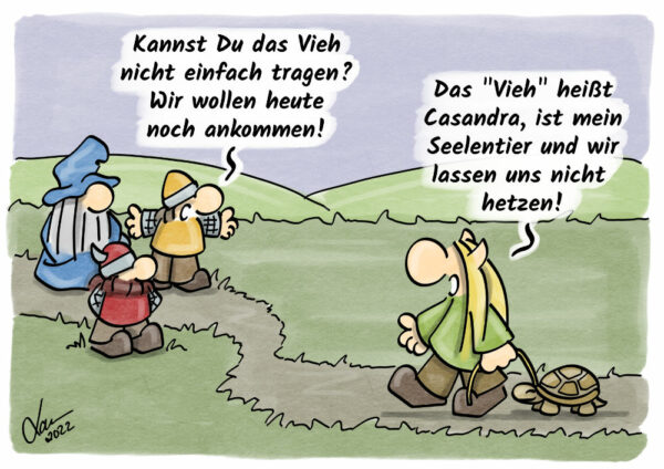 Cartoon: Seelentiere