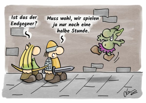 Cartoon - Spielzeit