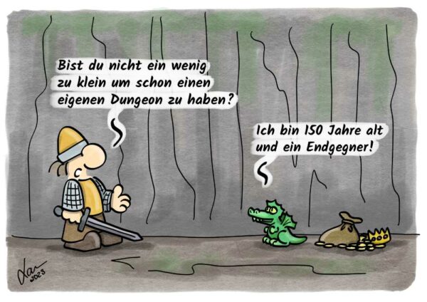 Cartoon-Endgegner