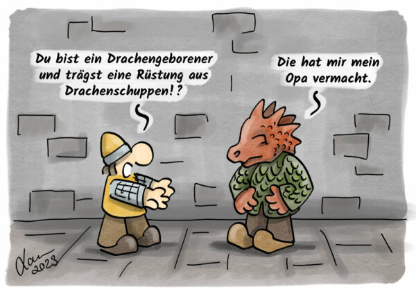 Cartoon - Drachengeborene
