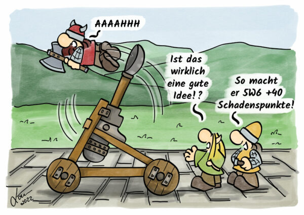 Cartoon - Schadesnkpunkte