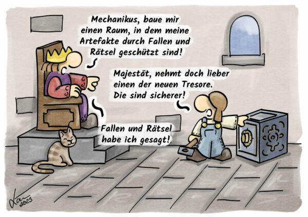 Cartoon-Diebstahlschutz