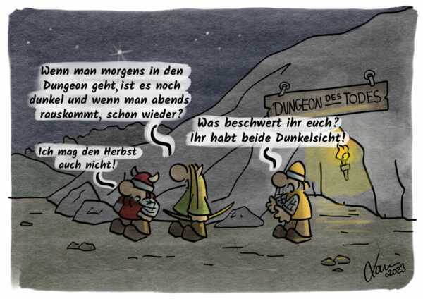 Cartoon - Dunkelsicht