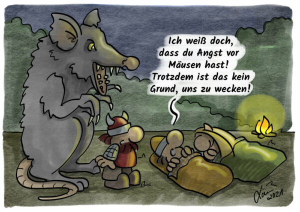 Kleine Helden Cartoon - Phobien