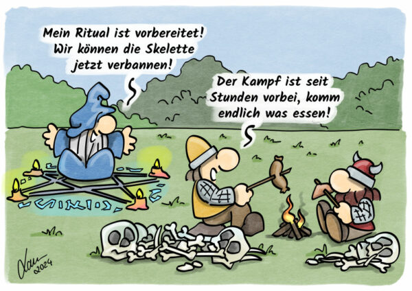 Kleine Helden Cartoon - Rituale