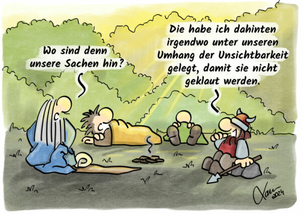 Kleine Helden Cartoon - Tarnumhang