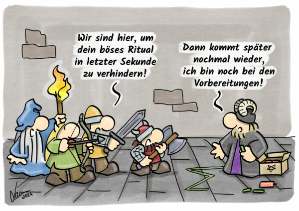 Kleine Helden Cartoon - Letzte Sekunde