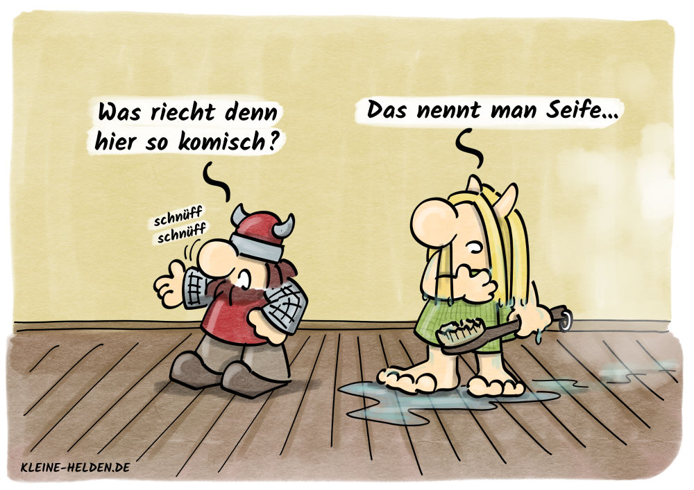 Kleine Helden Cartoon - Seife