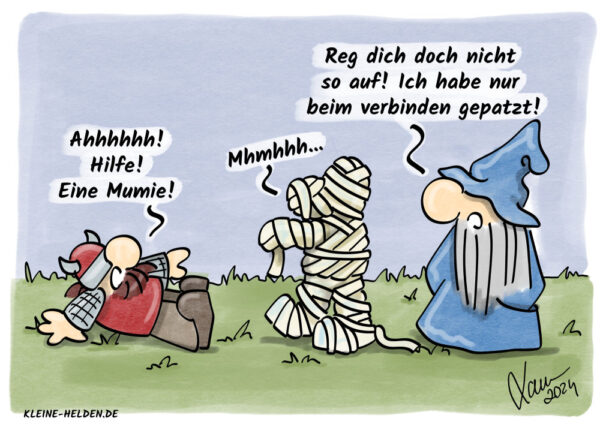 Kleine Helden Cartoon - Misserfolge