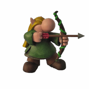 3D Miniatur - Elf