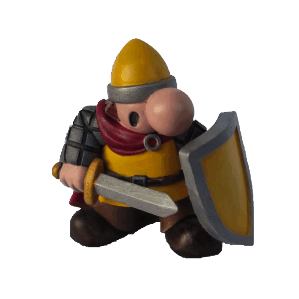 3D Miniatur - Krieger