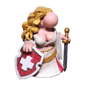 3D Miniatur - Helvetia