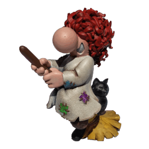 3D Miniatur - Hexe
