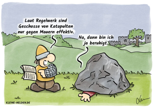 Kleine Helden Cartoon - Geschosse