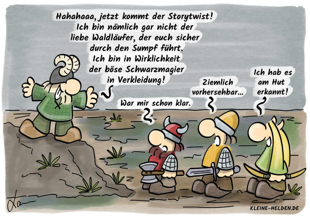 Kleine Helden Cartoon - Storytwist