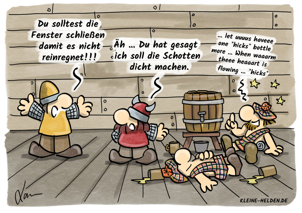 Kleine Helden Cartoon - Missverständnisse