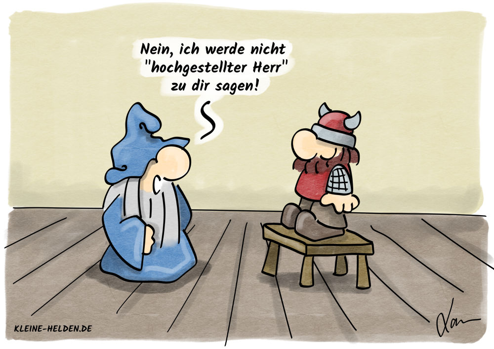 Kleine Helden Cartoon - Titel