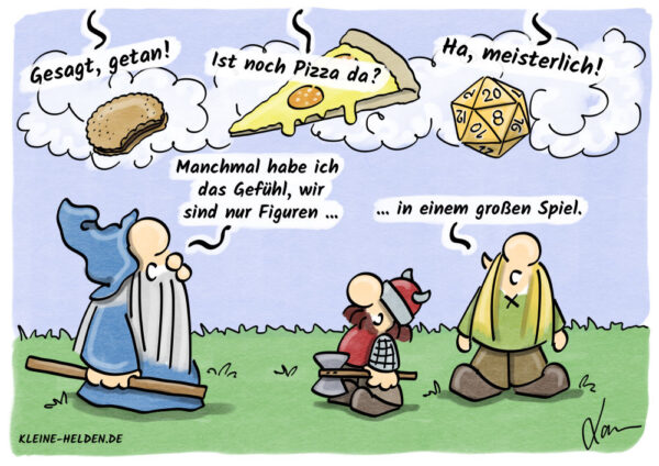 Kleine Helden Cartoon - Marionette
