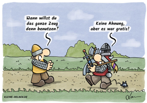 Kleine Helden Cartoon - 329 - Gratis Rollenspieltag