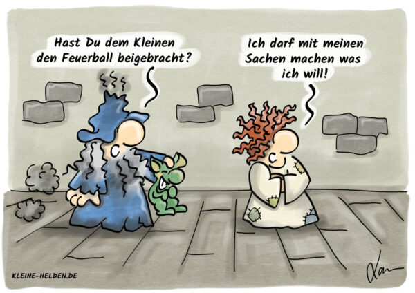 Kleine Helden Cartoon - 334 - Besitztümer