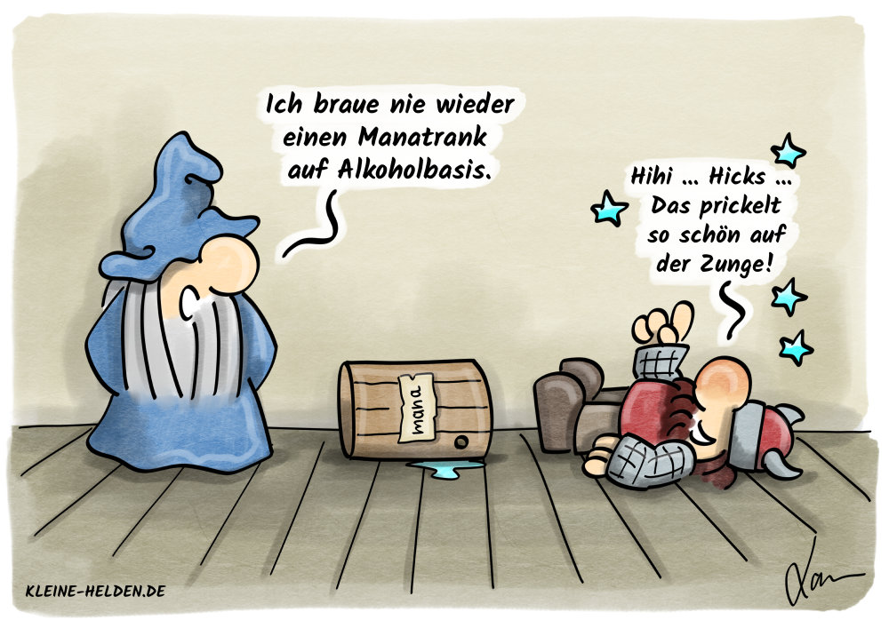 Kleine Helden Cartoon - 335 - Tränke brauen