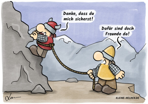 Kleine HElden Cartoon - 338 - Freundschaft