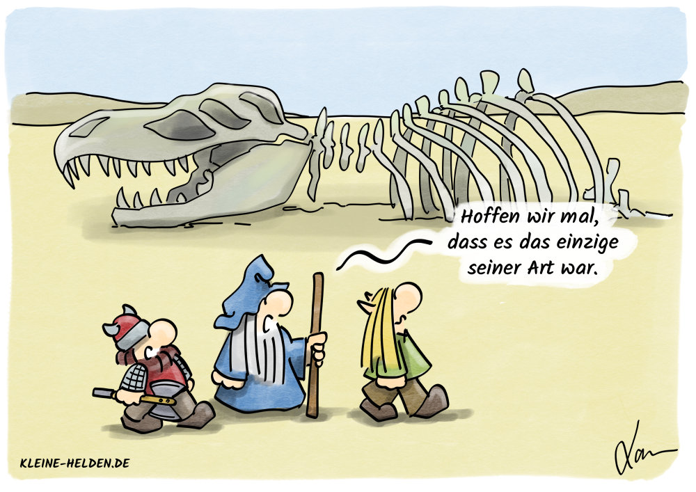 Kleine Helden Cartoon - 339 - Wüsten