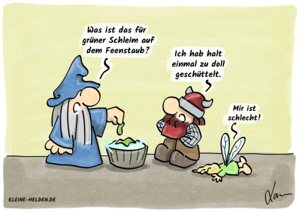 Kleine Helden Cartoon - 348 - Feenstaub