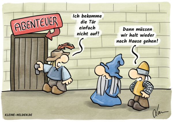 Kleine Helden Cartoon - 350 - Abenteuerstart