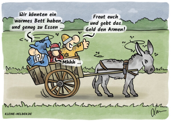Kleine Helden Cartoon - 354 - Krieger